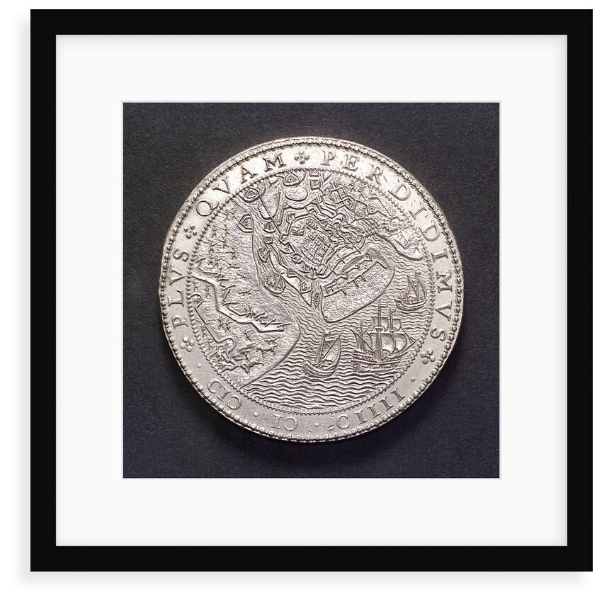 Medal commemorating the defence of Sluys and Ostend, 1603; reverse by unknown