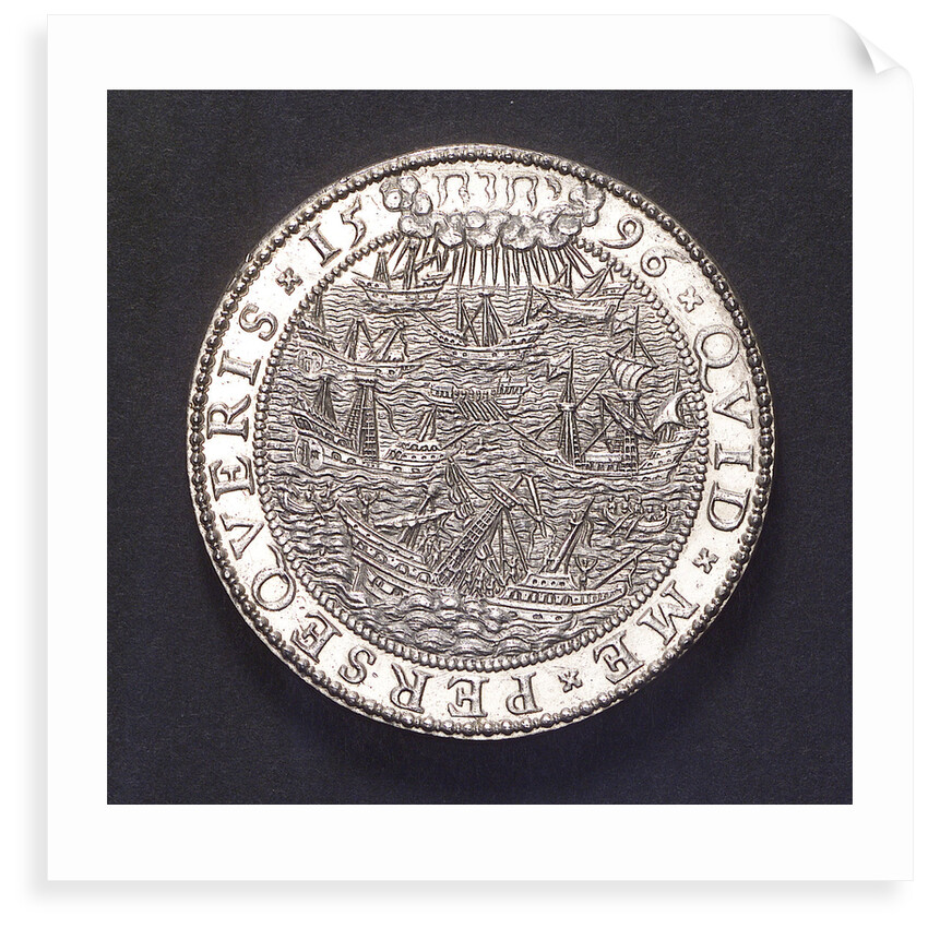 Medal commemorating the Allied expedition to Cadiz, 1596; reverse by unknown
