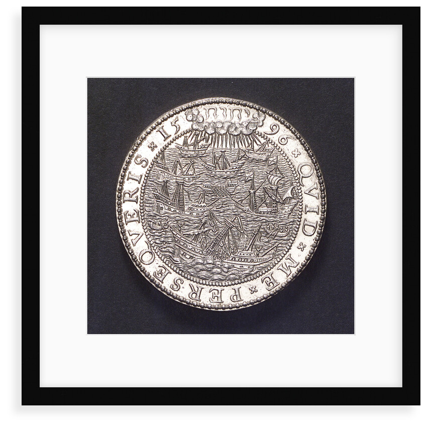 Medal commemorating the Allied expedition to Cadiz, 1596; reverse by unknown