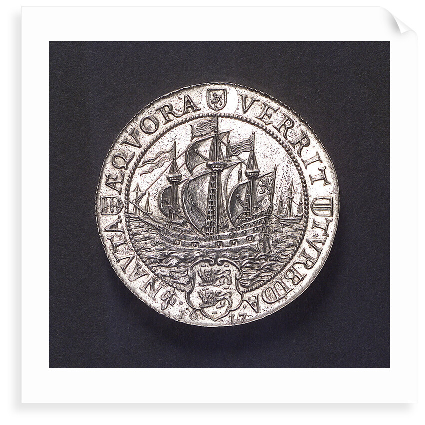 Medal commemorating the capture of the Spanish galleon 'St Jacob' off St Helena; reverse by unknown