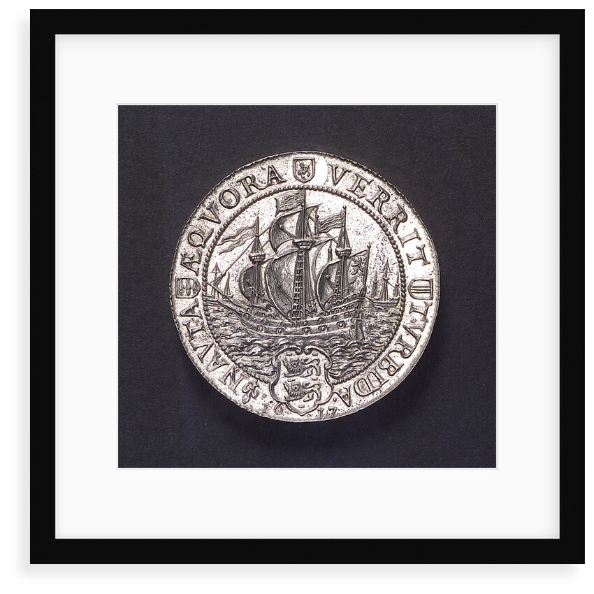 Medal commemorating the capture of the Spanish galleon 'St Jacob' off St Helena; reverse by unknown