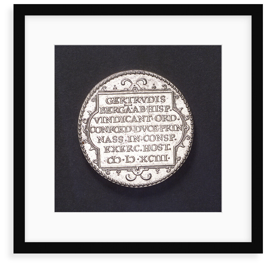 Medal commemorating the recapture of Gertruidenberg, 1593; reverse by Unknown