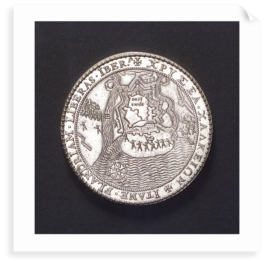 Medal commemorating the defence of Sluys and Ostend, 1603; reverse by unknown