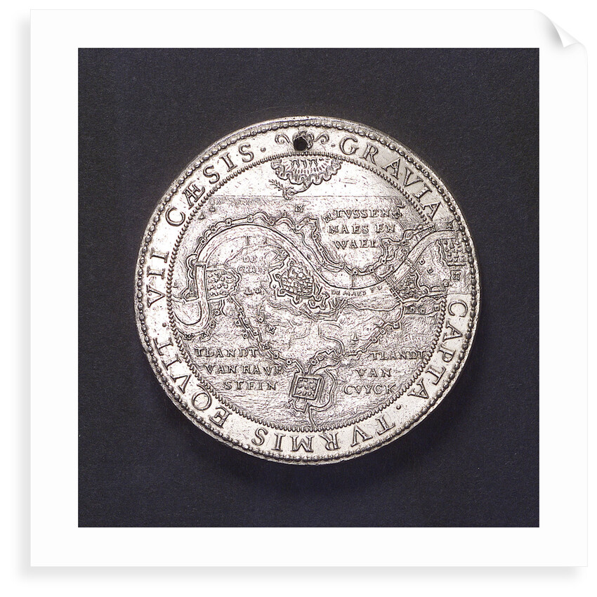 Medal commemorating the action off the Goodwin Sands, 1602; obverse by unknown