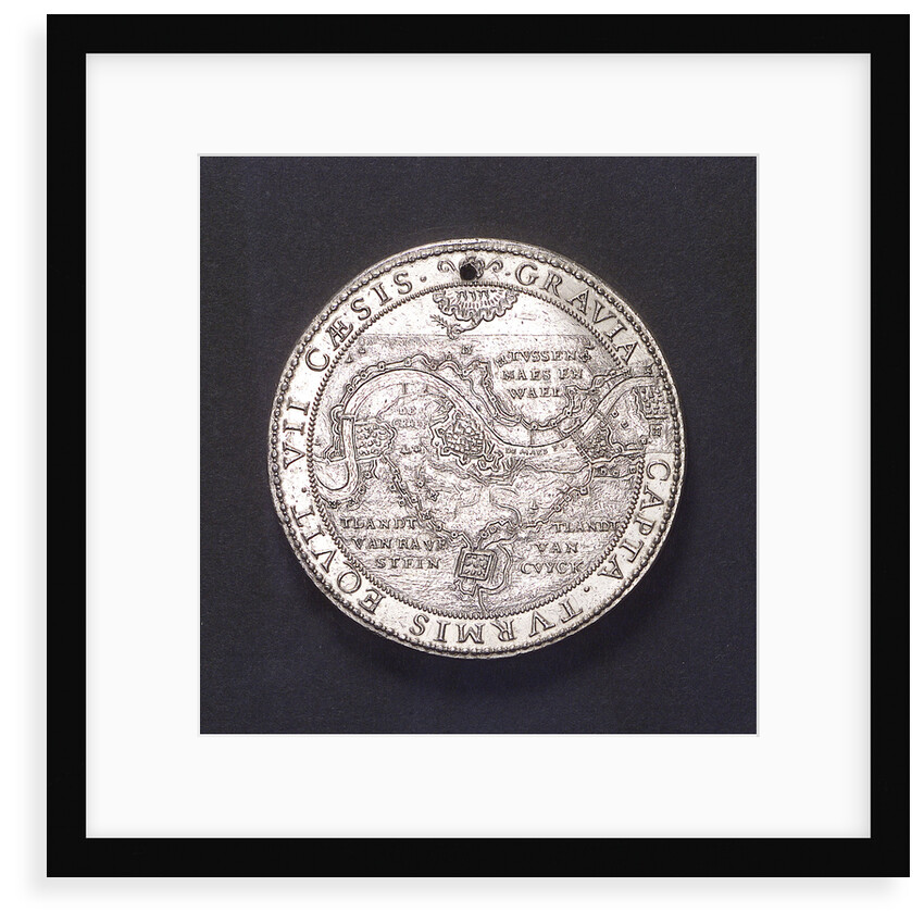 Medal commemorating the action off the Goodwin Sands, 1602; obverse by unknown