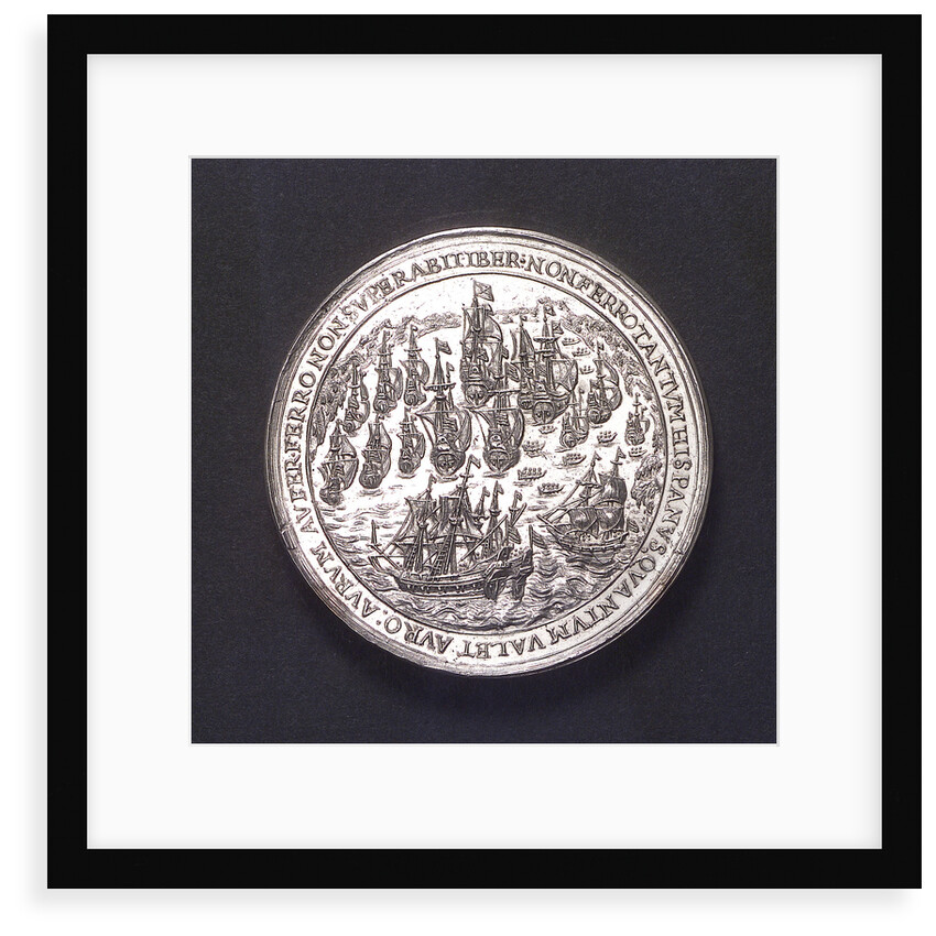 Medal commemorating Admiral Heyn and the capture of the Spanish silver fleet off Matanzas, 1628; obverse by W. Versteegh