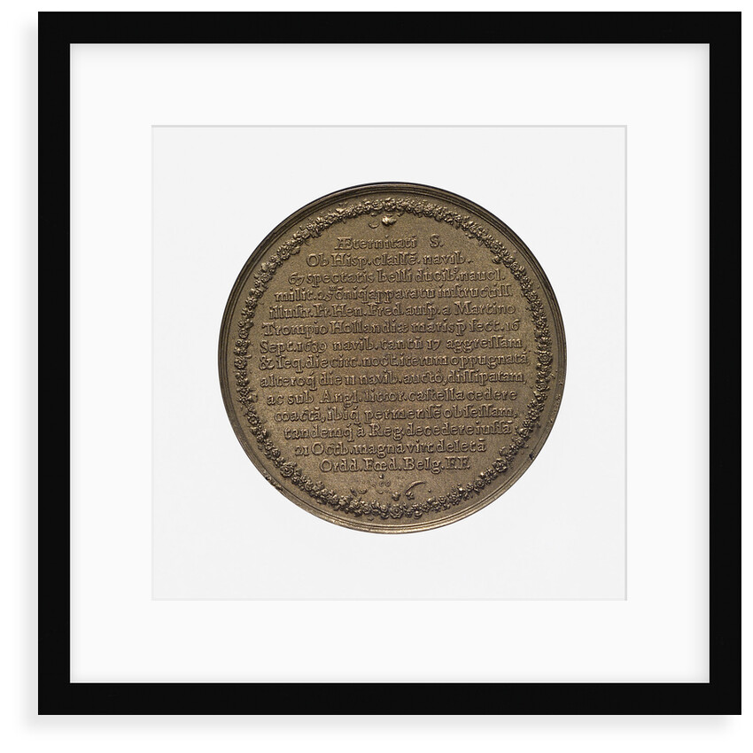 Medal commemorating the destruction of the Spanish fleet off Dover, 1639; reverse by unknown
