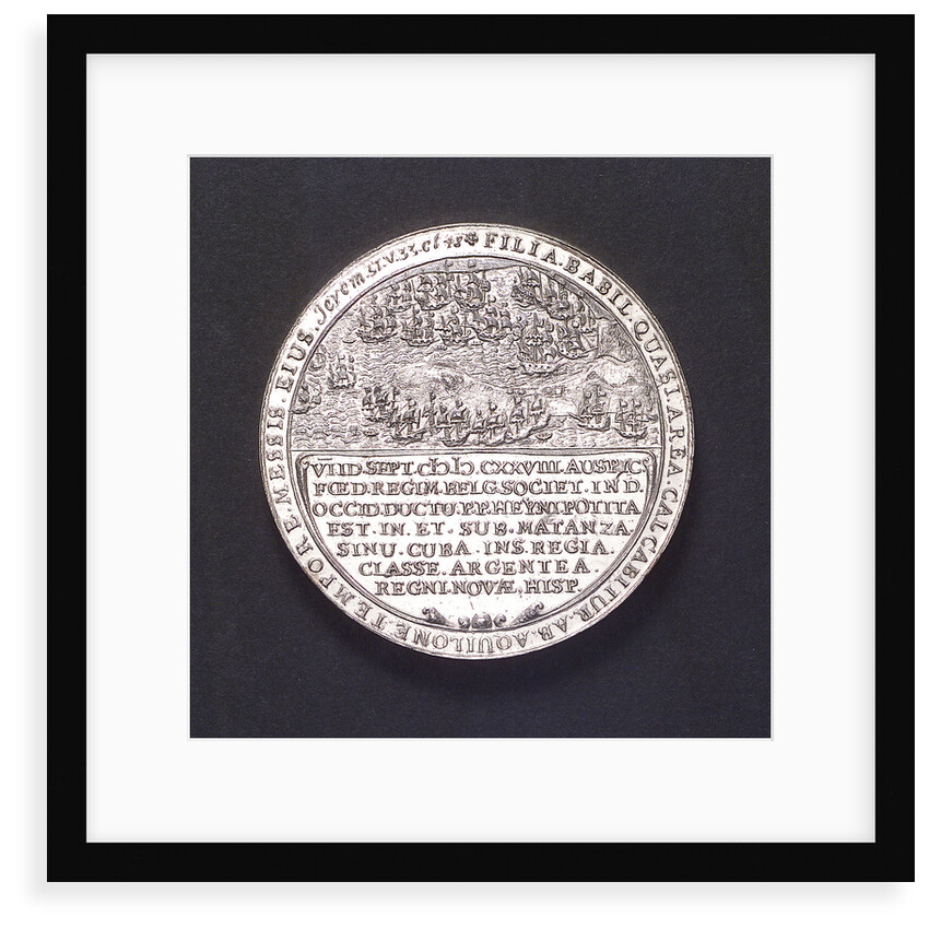 Medal commemorating Admiral Heyn and the capture of the Spanish silver fleet off Matanzas, 1628; reverse by unknown