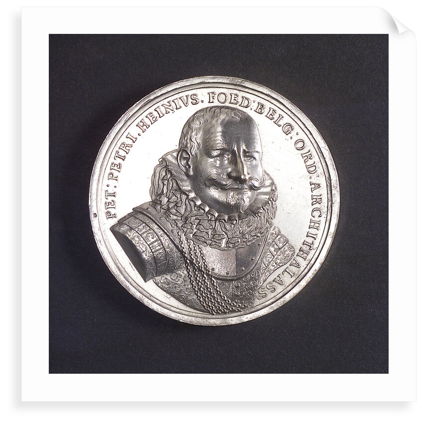 Medal commemorating Admiral Heyn and the capture of the Spanish silver fleet off Matanzas, 1628; obverse by Unknown