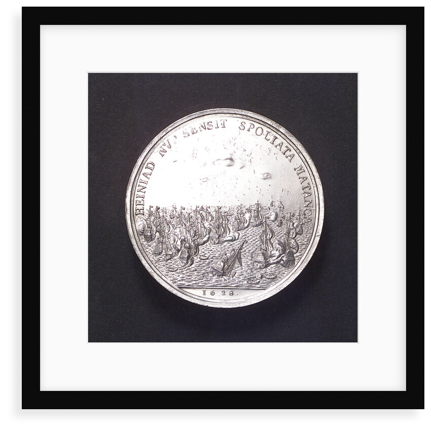 Medal commemorating Admiral Heyn and the capture of the Spanish silver fleet off Matanzas, 1628; reverse by unknown