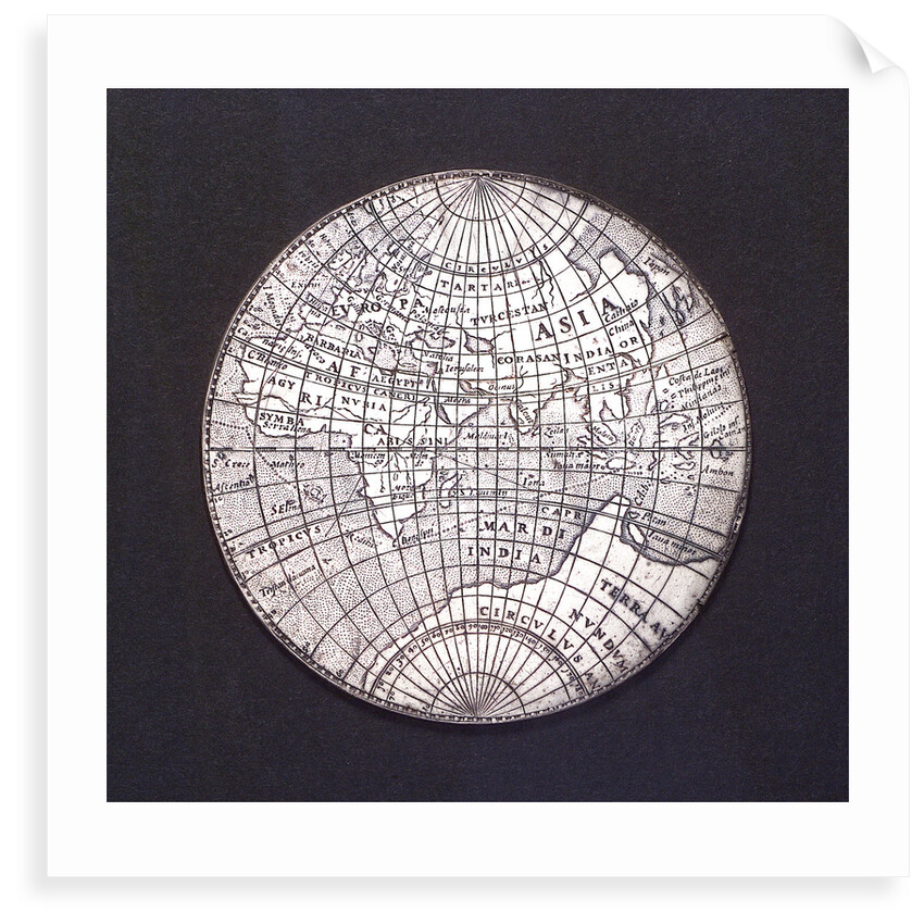 Medal commemorating Drake's voyage, 1577-1580; obverse by Michael Mercator