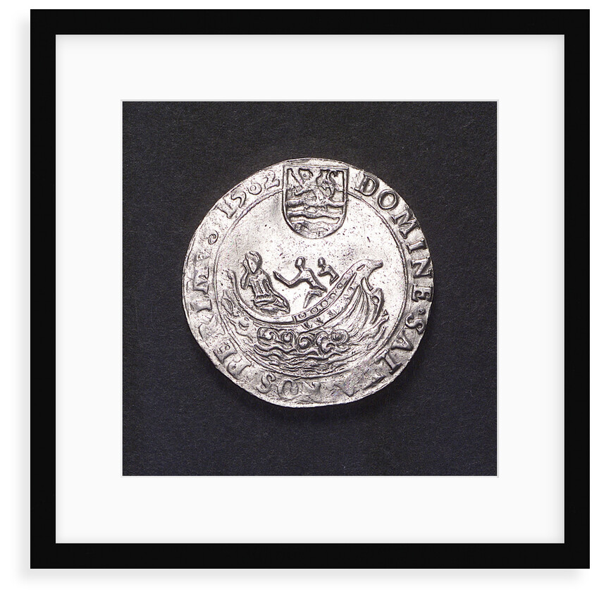 Counter commemorating Dutch peril, 1562; obverse by unknown