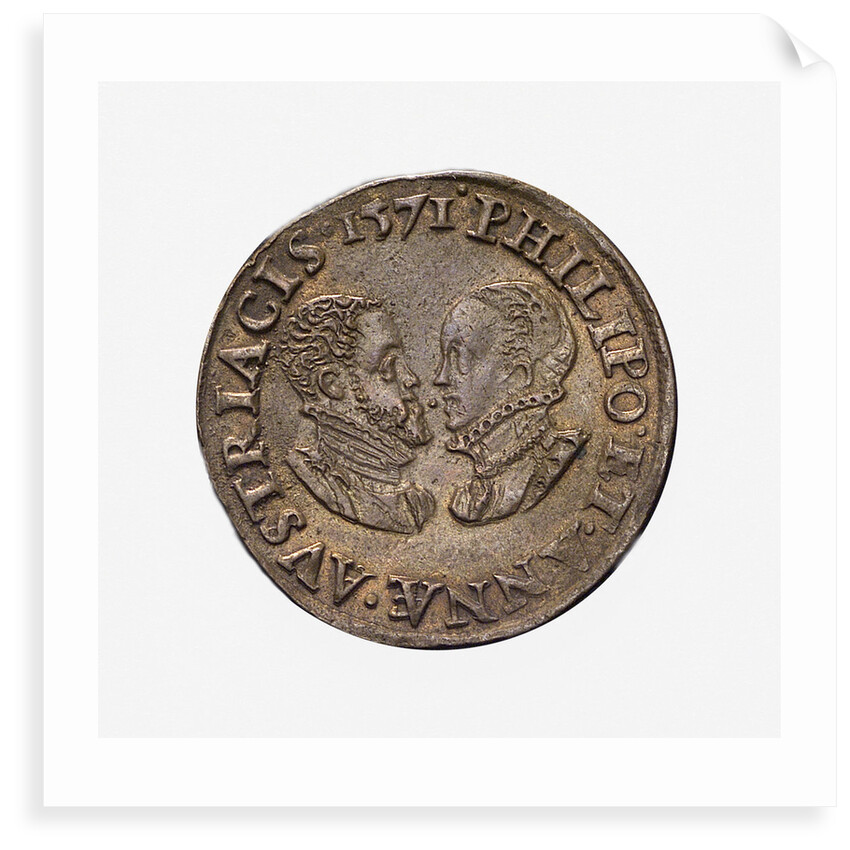 Counter commemorating the Battle of Lepanto, 1571; obverse by unknown