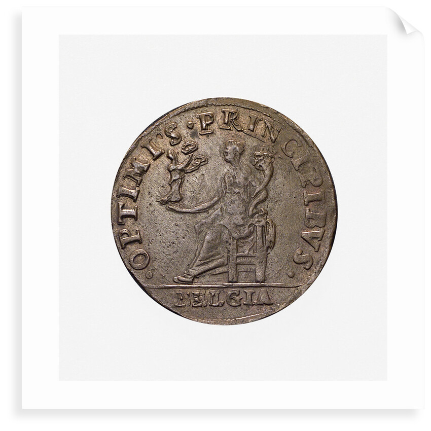 Counter commemorating the Battle of Lepanto, 1571; reverse by unknown