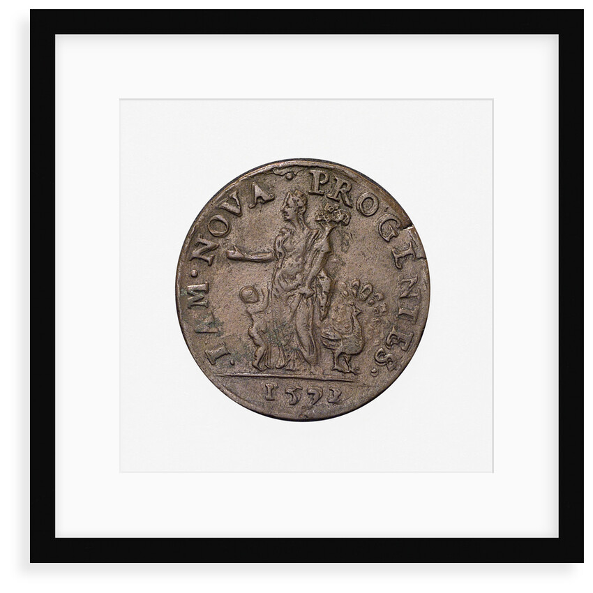 Counter commemorating the Battle of Lepanto, 1571; obverse by unknown