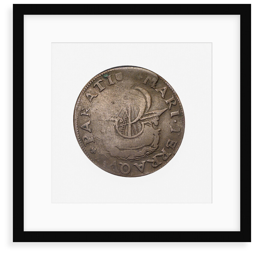 Counter commemorating preparations for war in 1582; reverse by Unknown
