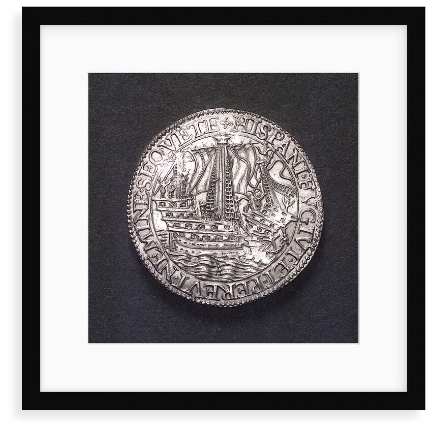 Counter commemorating the defeat of the Spanish Armada, 1588; reverse by unknown