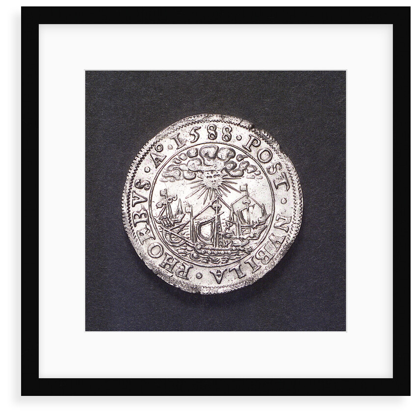 Counter commemorating the defeat of the Spanish Armada, 1588; obverse by unknown