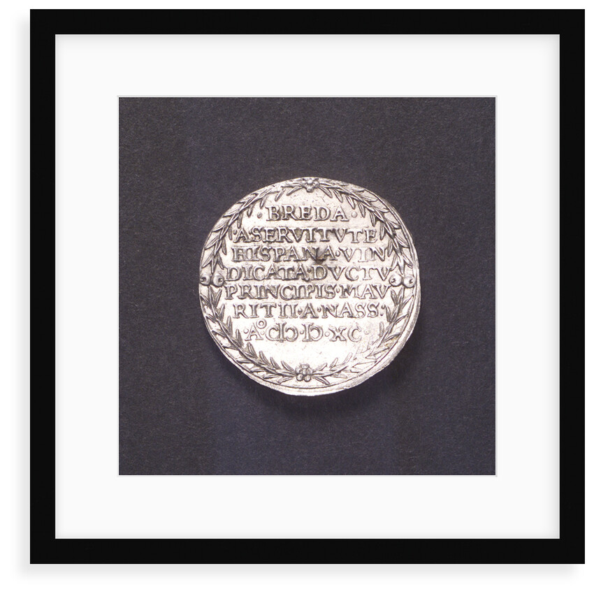 Counter commemorating the capture of Breda, 1590; reverse by unknown