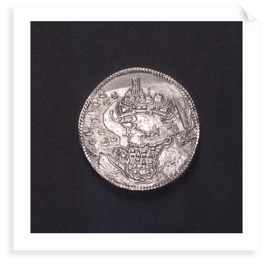Counter commemorating the capture of Gertruidenberg, 1593; obverse by unknown