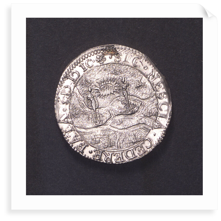 Counter commemorating the capture of St Thomas, 1599; reverse by Unknown