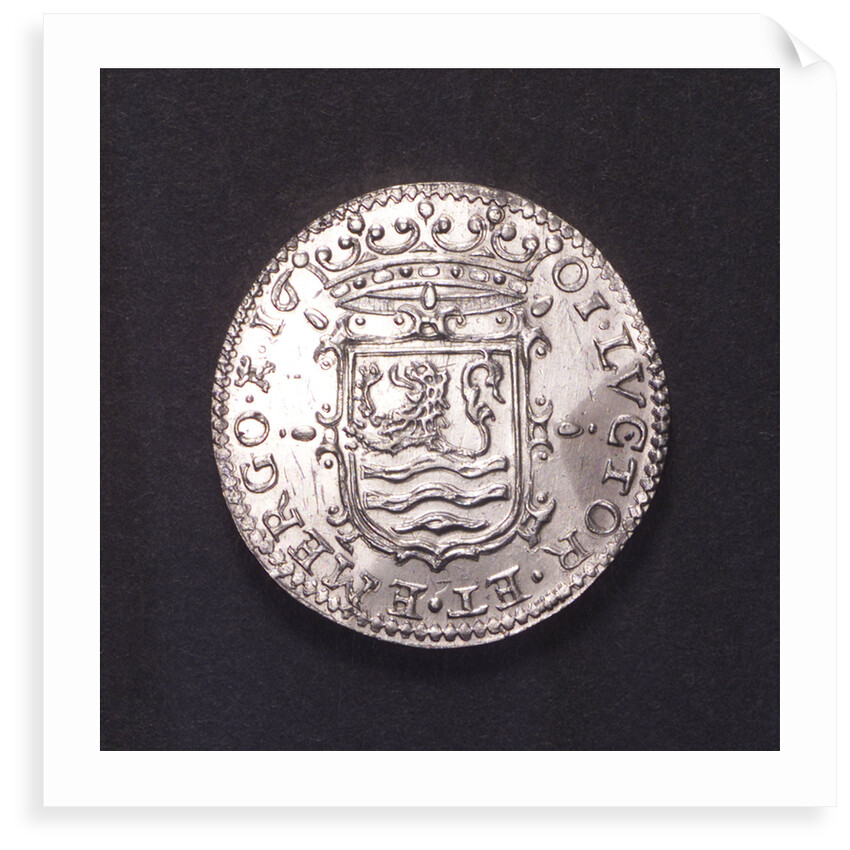 Counter commemorating preparations for war; reverse by unknown