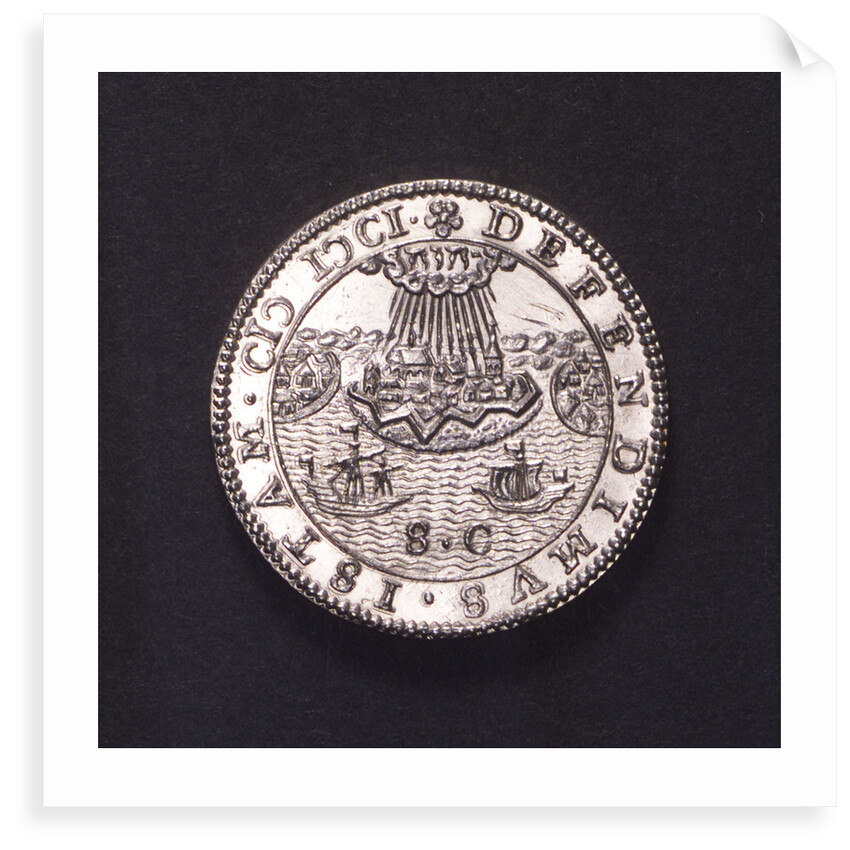 Counter commemorating the Battle of Rhinberck and the siege of Ostend, 1601; reverse by unknown