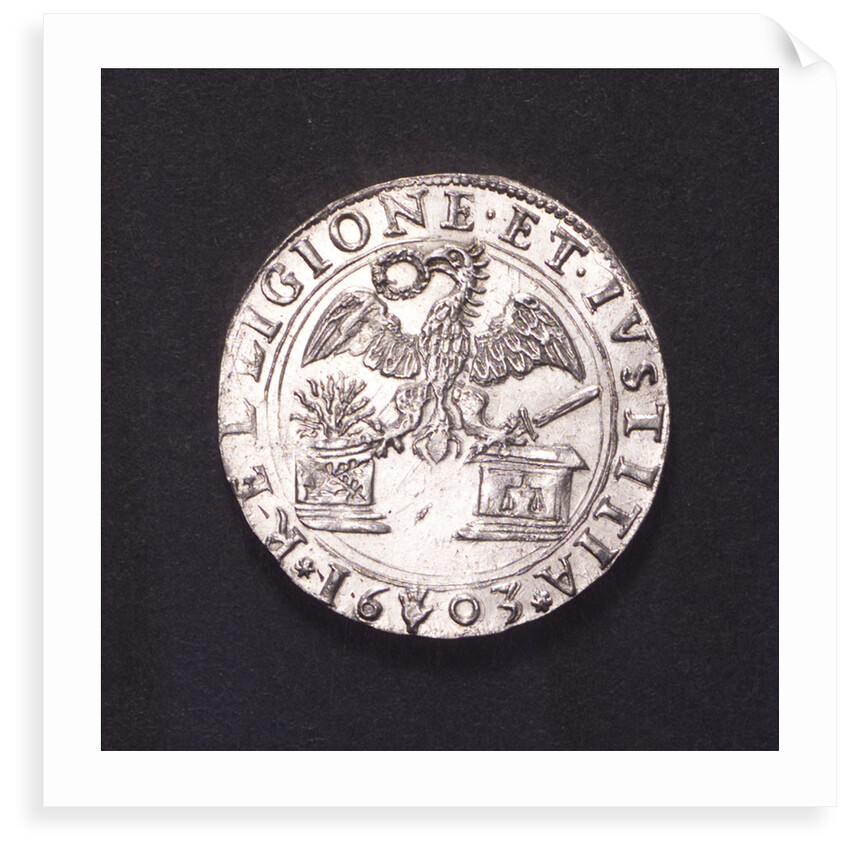 Counter commemorating the Battle of Nieuport, 1603; obverse by unknown