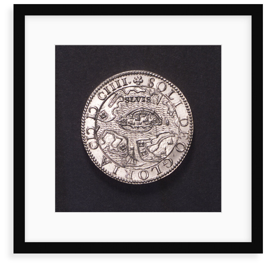 Counter commemorating the Battle of Sluys, 1603 and the defence of Ostend, 1604; obverse by unknown