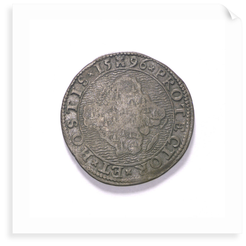 Counter commemorating the Allied expedition to Cadiz, 1596; obverse by unknown