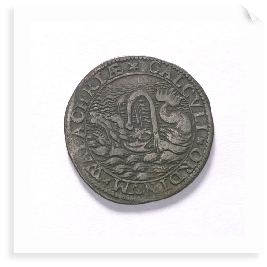 Counter commemorating the Allied expedition to Cadiz, 1596; reverse by unknown