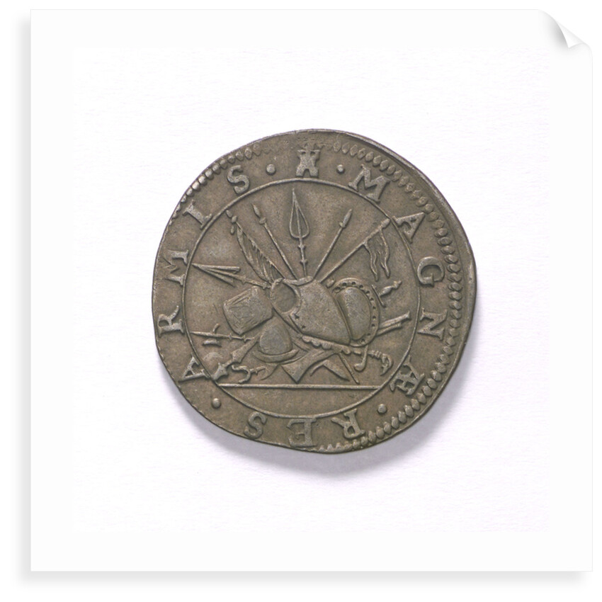 Counter commemorating the Battle of Nieuport, 1600; obverse by unknown