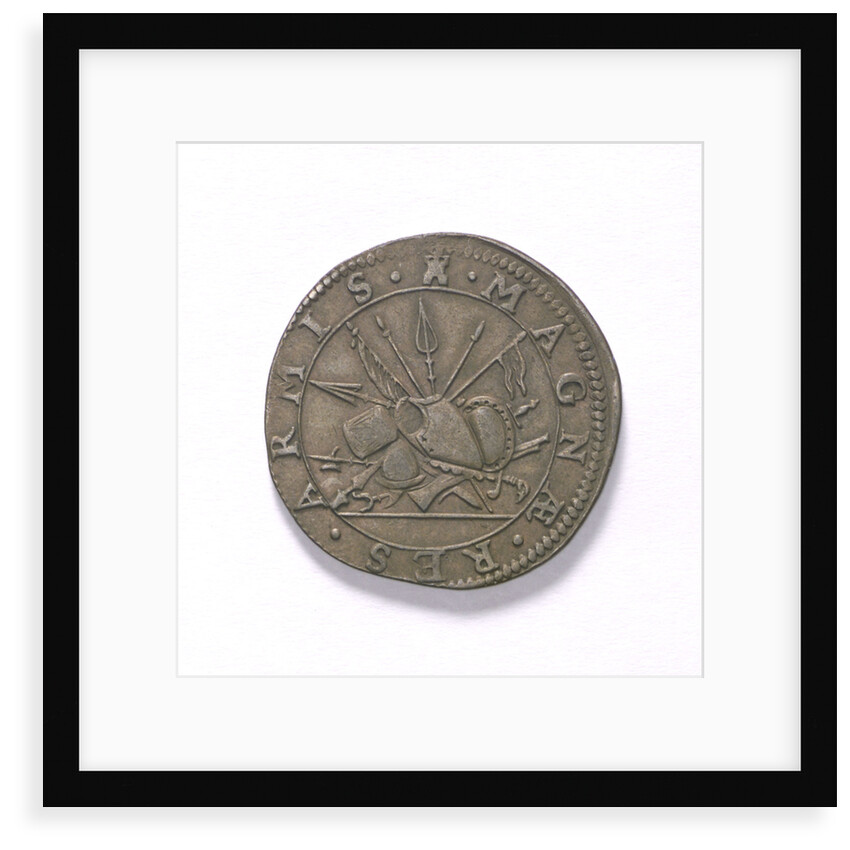 Counter commemorating the Battle of Nieuport, 1600; obverse by unknown