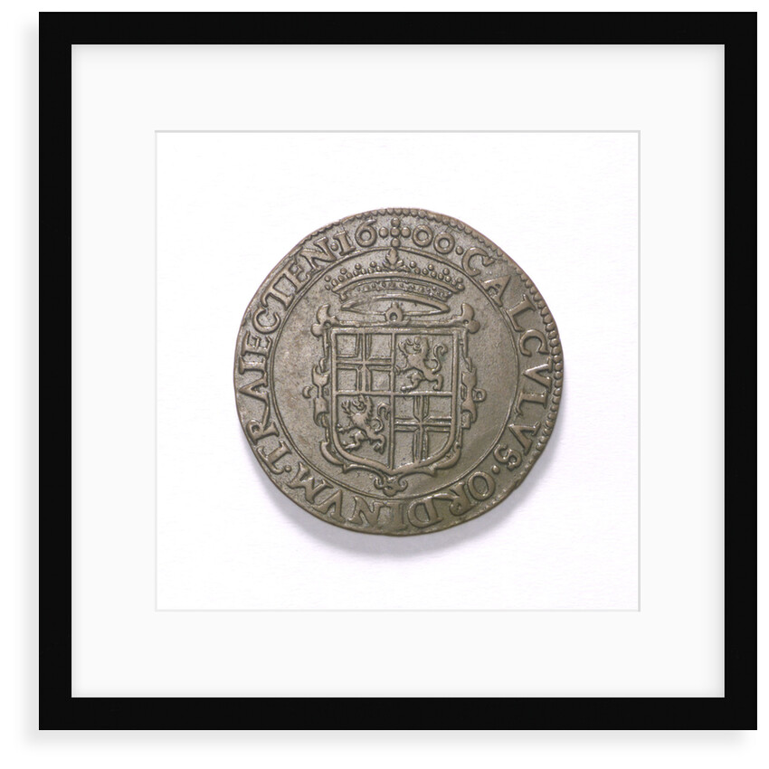 Counter commemorating the Battle of Nieuport, 1600; reverse by unknown