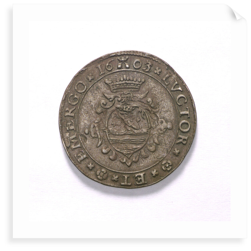Counter commemorating the Spanish defeat off Sluys, 1603; reverse by unknown