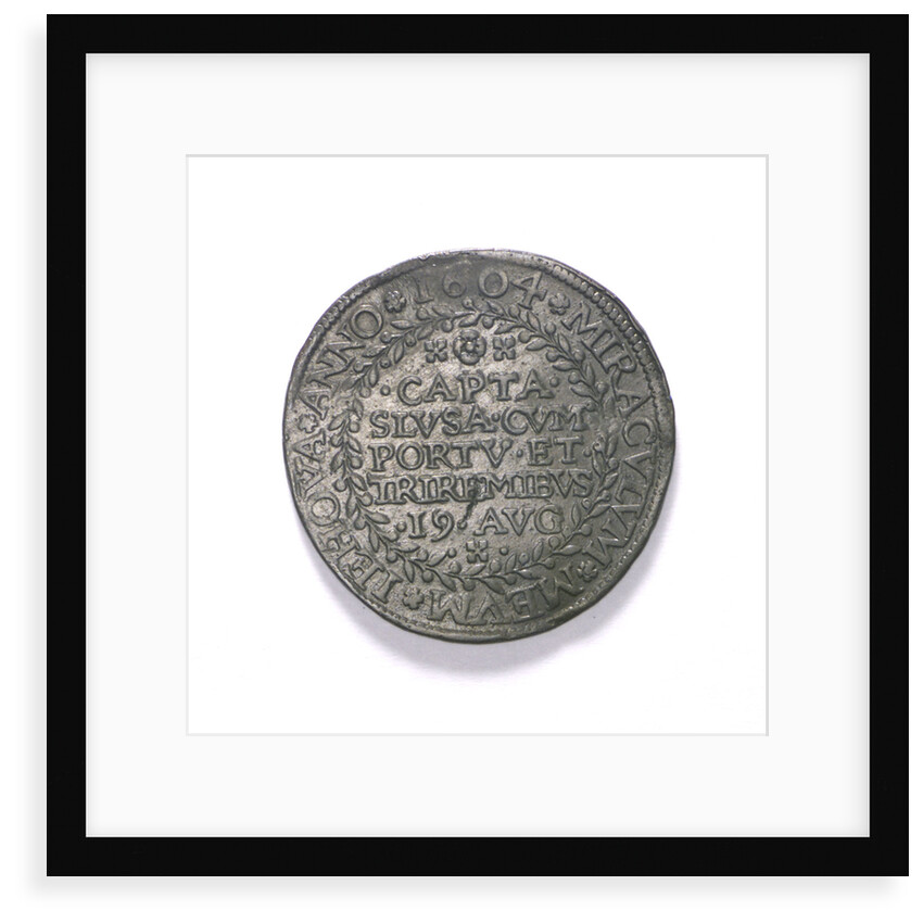 Counter commemorating the Spanish defeat off Sluys, 1603; obverse by unknown