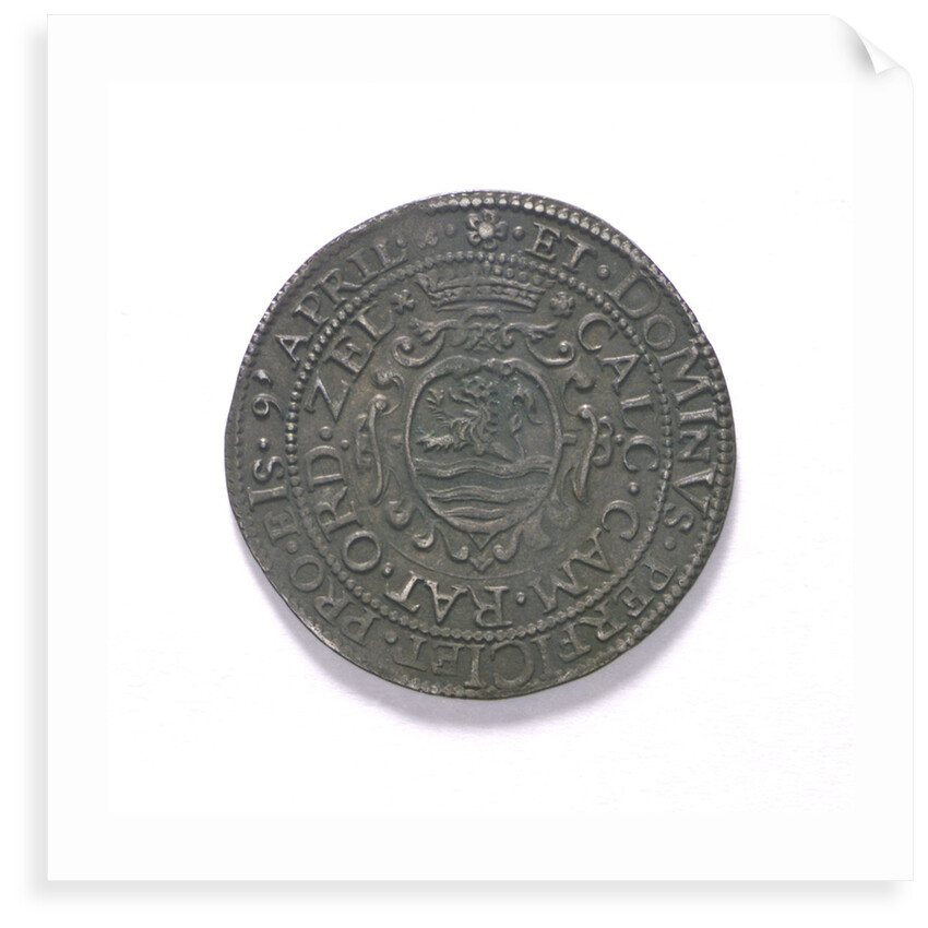 Counter commemorating the Treaty of Twelve Years, 1609; reverse by unknown