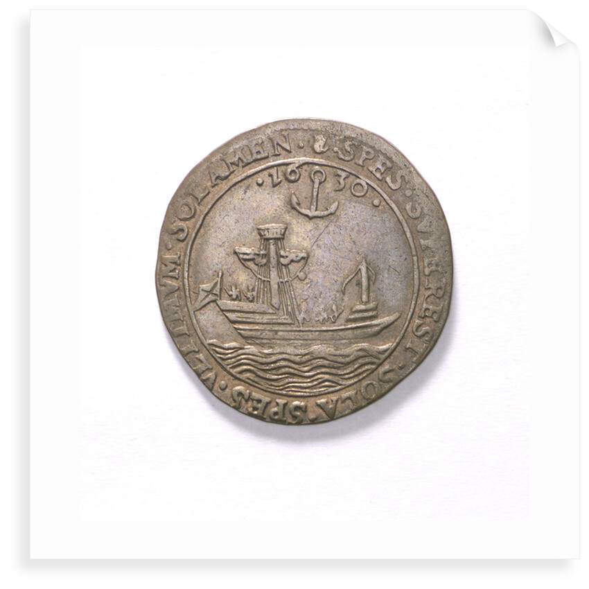 Counter commemorating hopes for peace, 1630; obverse by Unknown