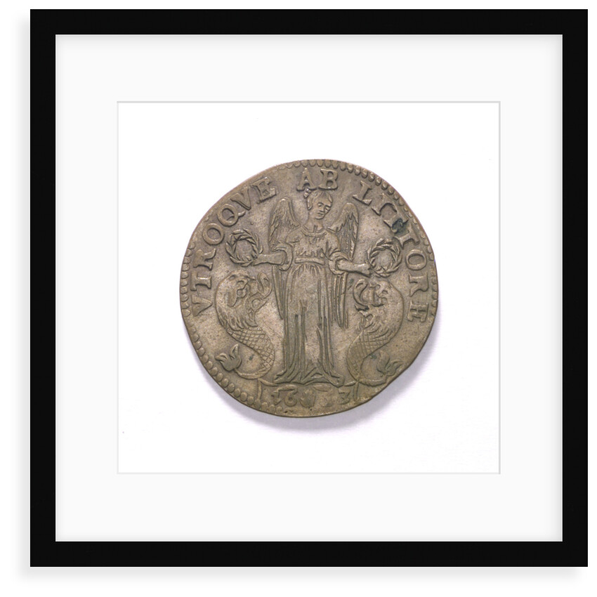 Counter commemorating the capture of Dunkirk and Barcelona, 1653; reverse by unknown