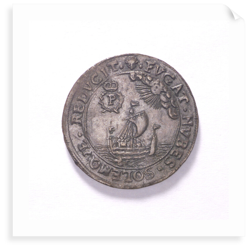 Counter commemorating peace between France and Spain, 1660; reverse by unknown
