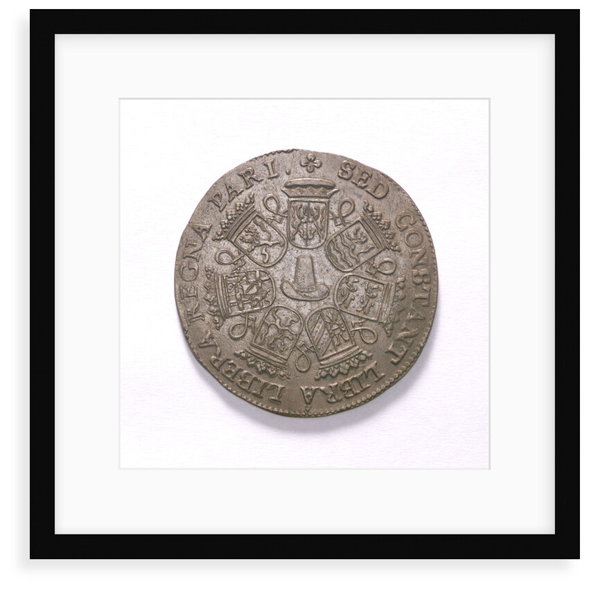 Counter commemorating the disarmament of the fleet, 1671; reverse by unknown