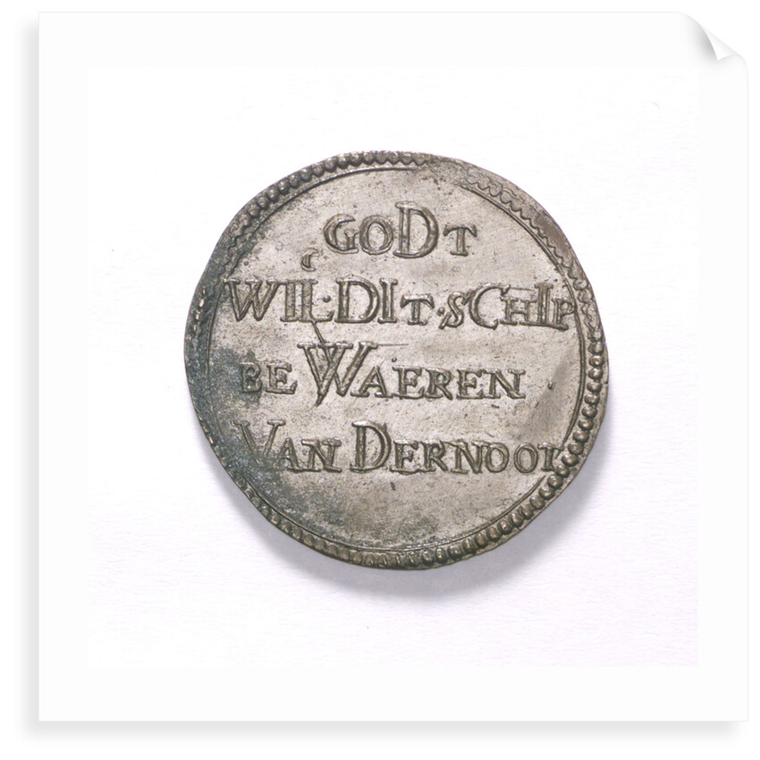 Counter commemorating the state in danger, 1678; reverse by unknown