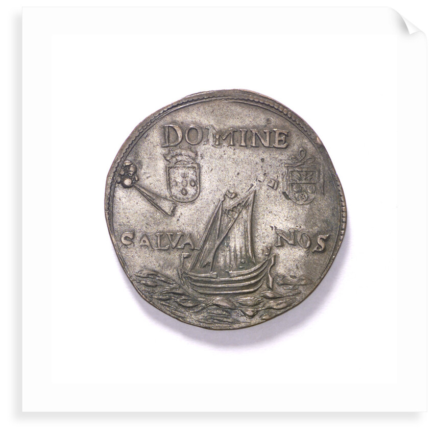 Counter commemorating the state in danger, 1678; obverse by unknown