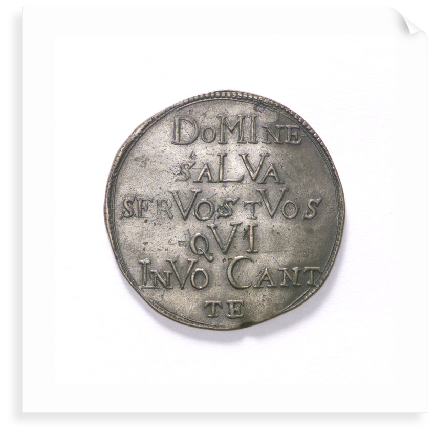 Counter commemorating the state in danger, 1678; reverse by unknown