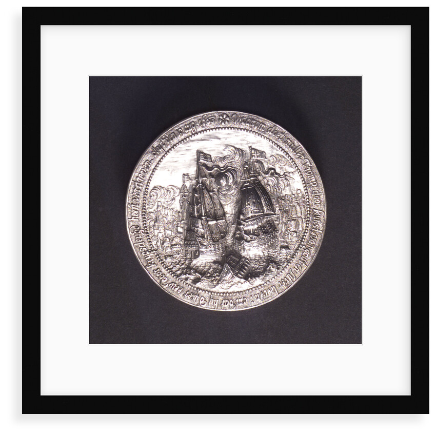 Counter commemorating the Battle of the Texel and the death of Admiral Tromp, 1653; reverse by O.M.