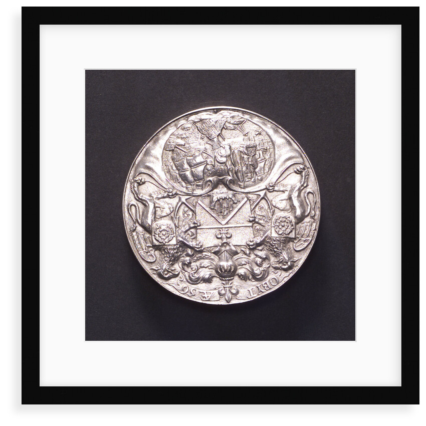 Medal commemorating the Battle of the Texel and the death of Admiral Tromp, 1653; reverse by P. van Abeele