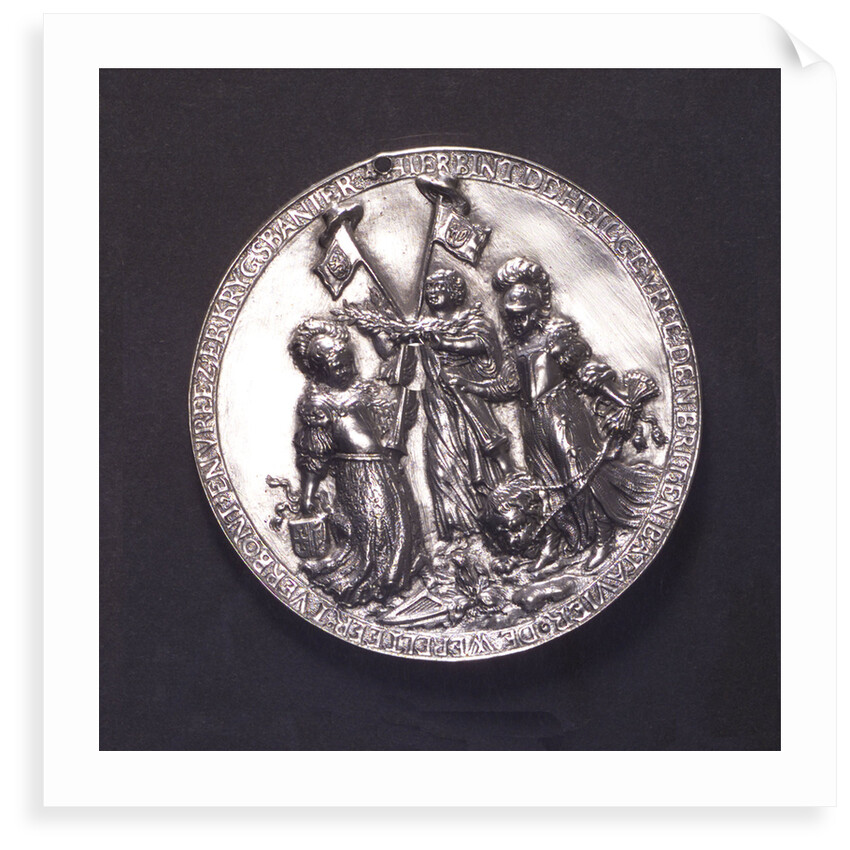 Medal commemorating the Peace of Westminster, 1654; obverse by O.M.