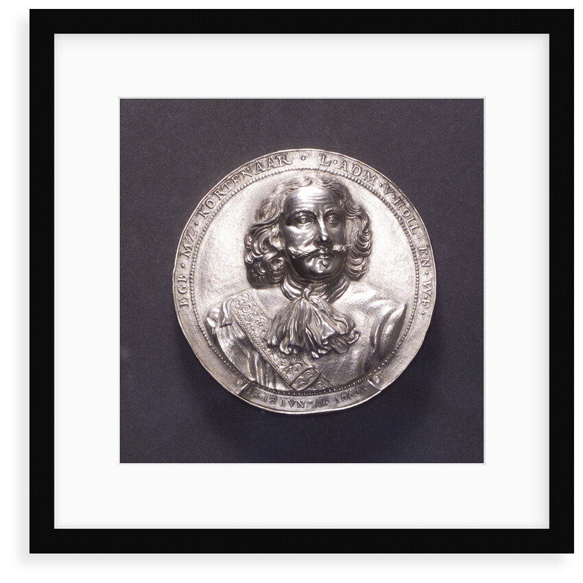 Medal commemorating the Battle of Lowestoft and the death of Admiral Kortenaar, 1665; obverse by O.M.