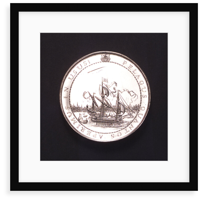 Medal commemorating the inauguration of the City Hall of Amsterdam, 1655; reverse by J. Pool
