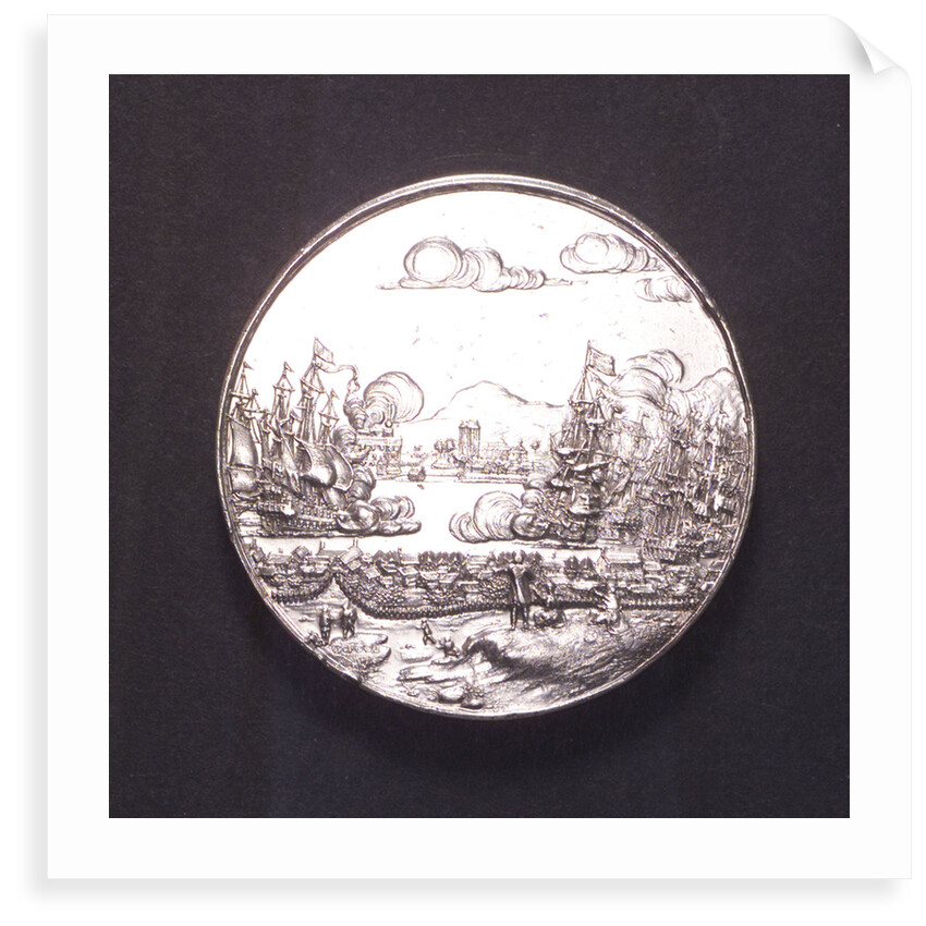 Medal commemorating the Battle of Bergen, 1665; obverse by J. Pool